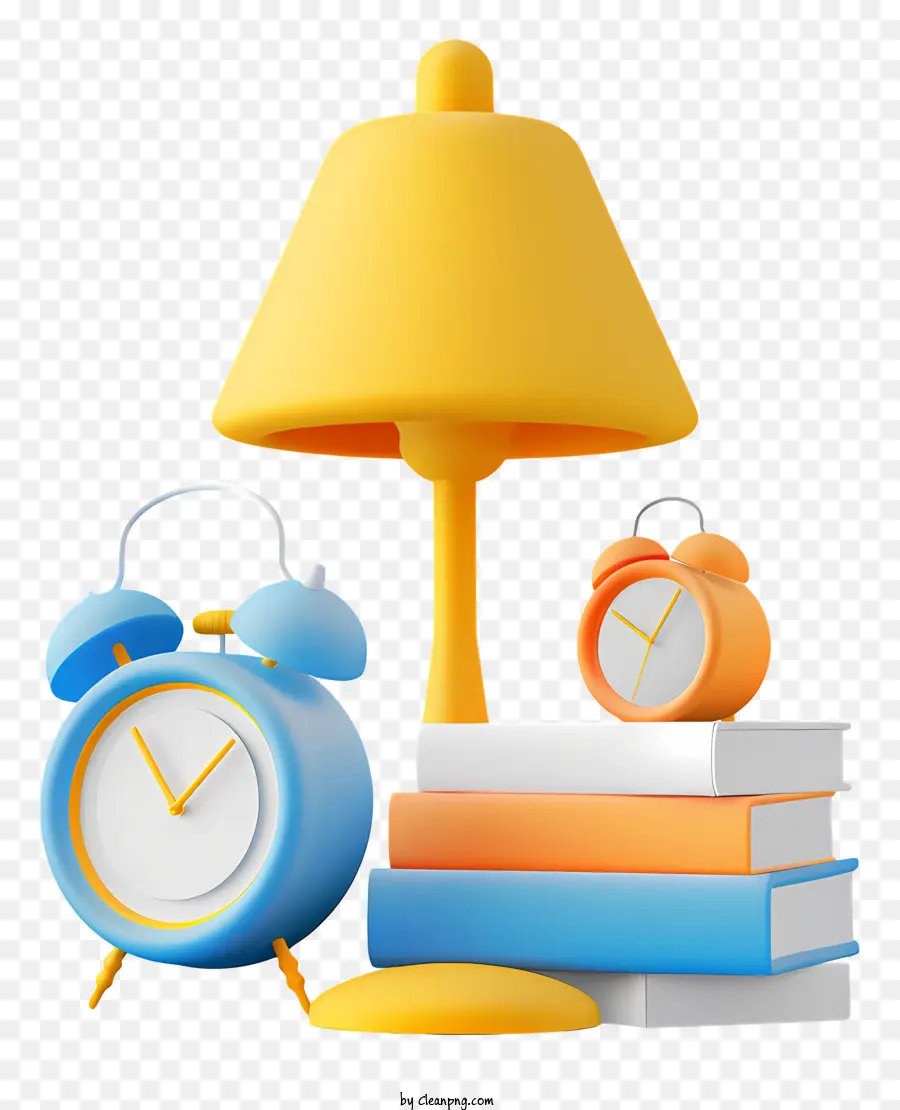 Lâmpada 3d Com Livros，Lamp PNG