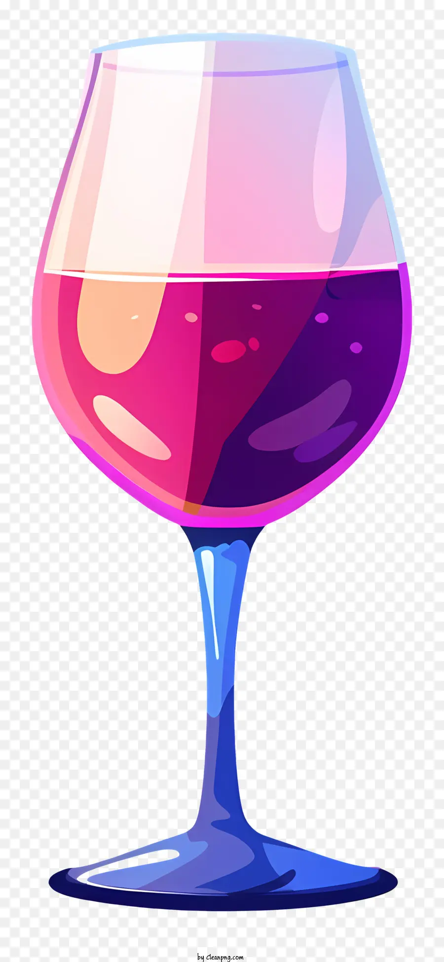 Glass Of Wine，Vinho Cor De Rosa PNG