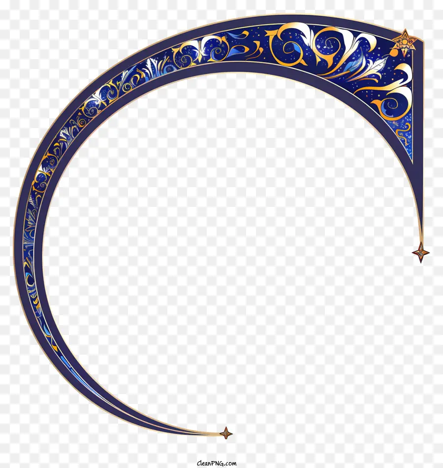 Azul Arco，Quadro Decorativo PNG