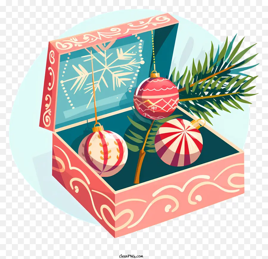 Enfeites De Natal，Cardboard Box PNG