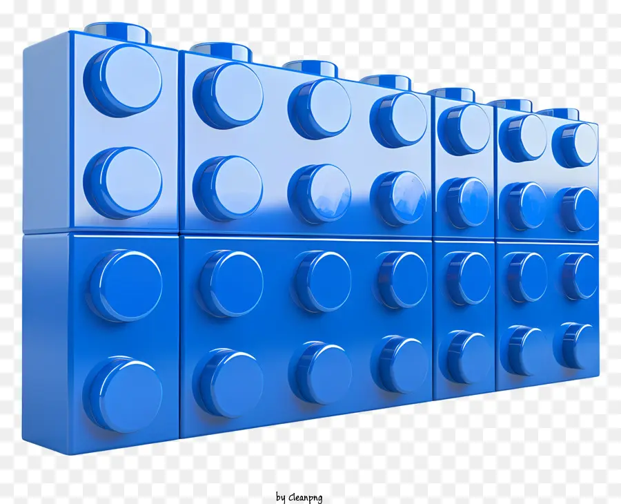 Parede De Tijolos De Lego Azul，Tijolos De Lego Azul PNG