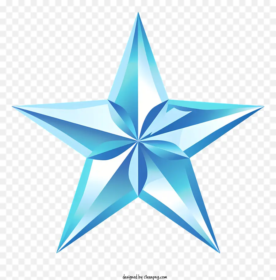 Forma De Estrela，Estrela Azul PNG