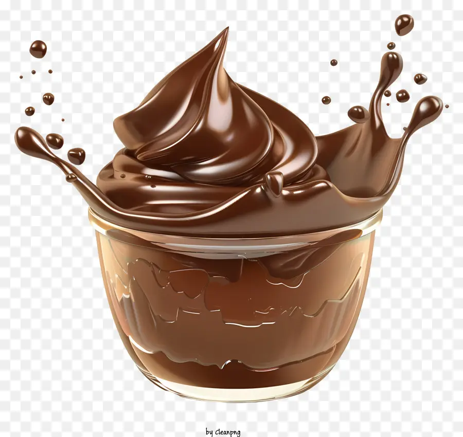 Dia Da Mousse De Chocolate，Pudim De Chocolate PNG