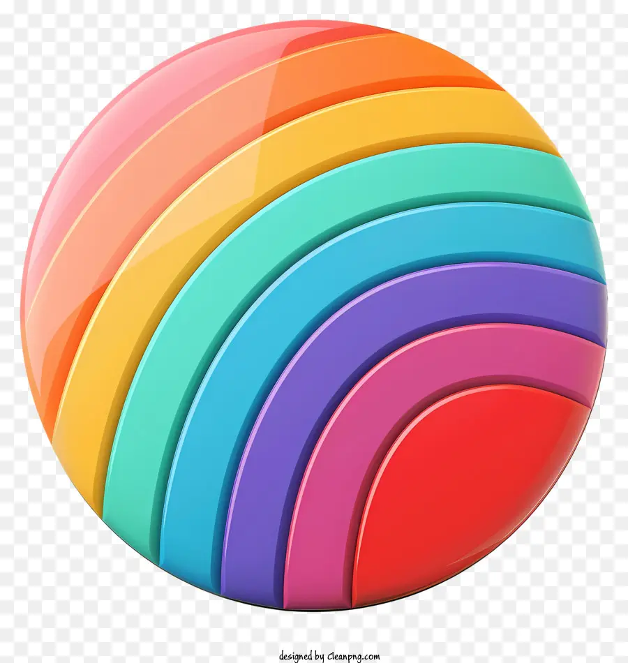 Encontre Um Dia De Arco íris，Design Do Botão Arco íris PNG