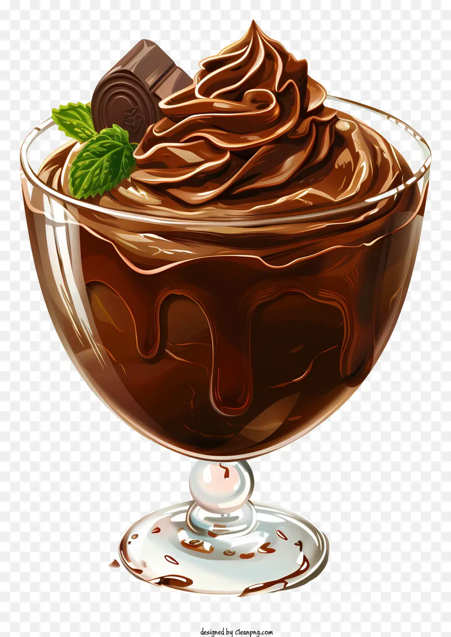 Dia Da Mousse De Chocolate，Pudim De Chocolate PNG