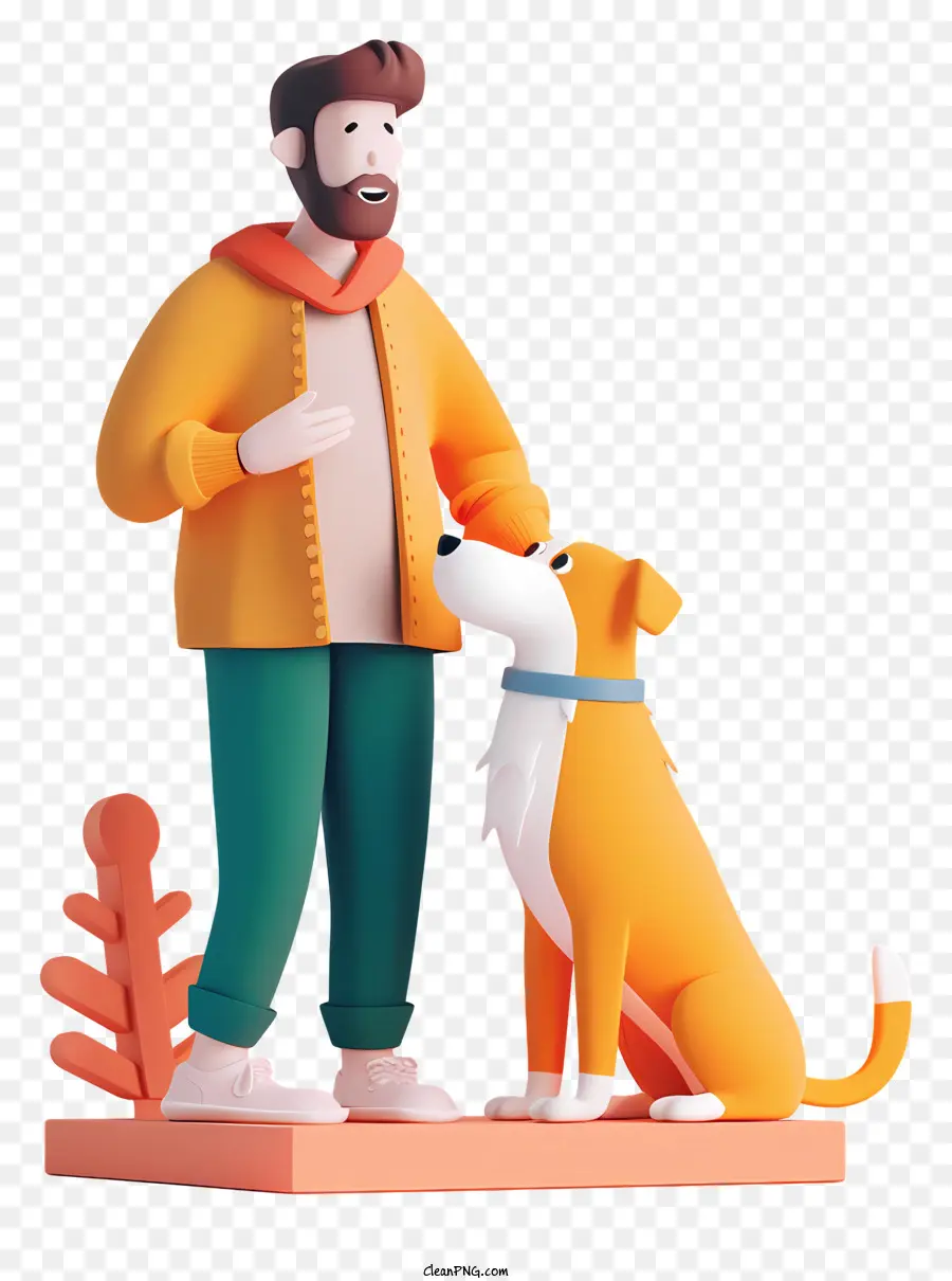 Homem Brincando Com Cachorro，Homem PNG