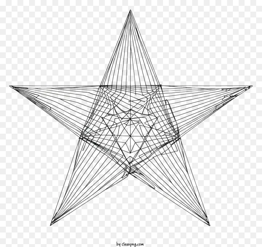 Forma De Estrela，Estrela Negra PNG