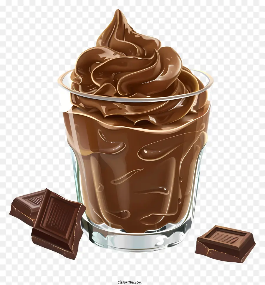 Dia De Mousse De Chocolate，Mousse De Chocolate PNG