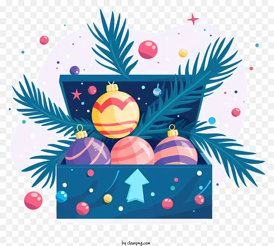 Enfeites De Natal，Caixa De Presente De Natal PNG