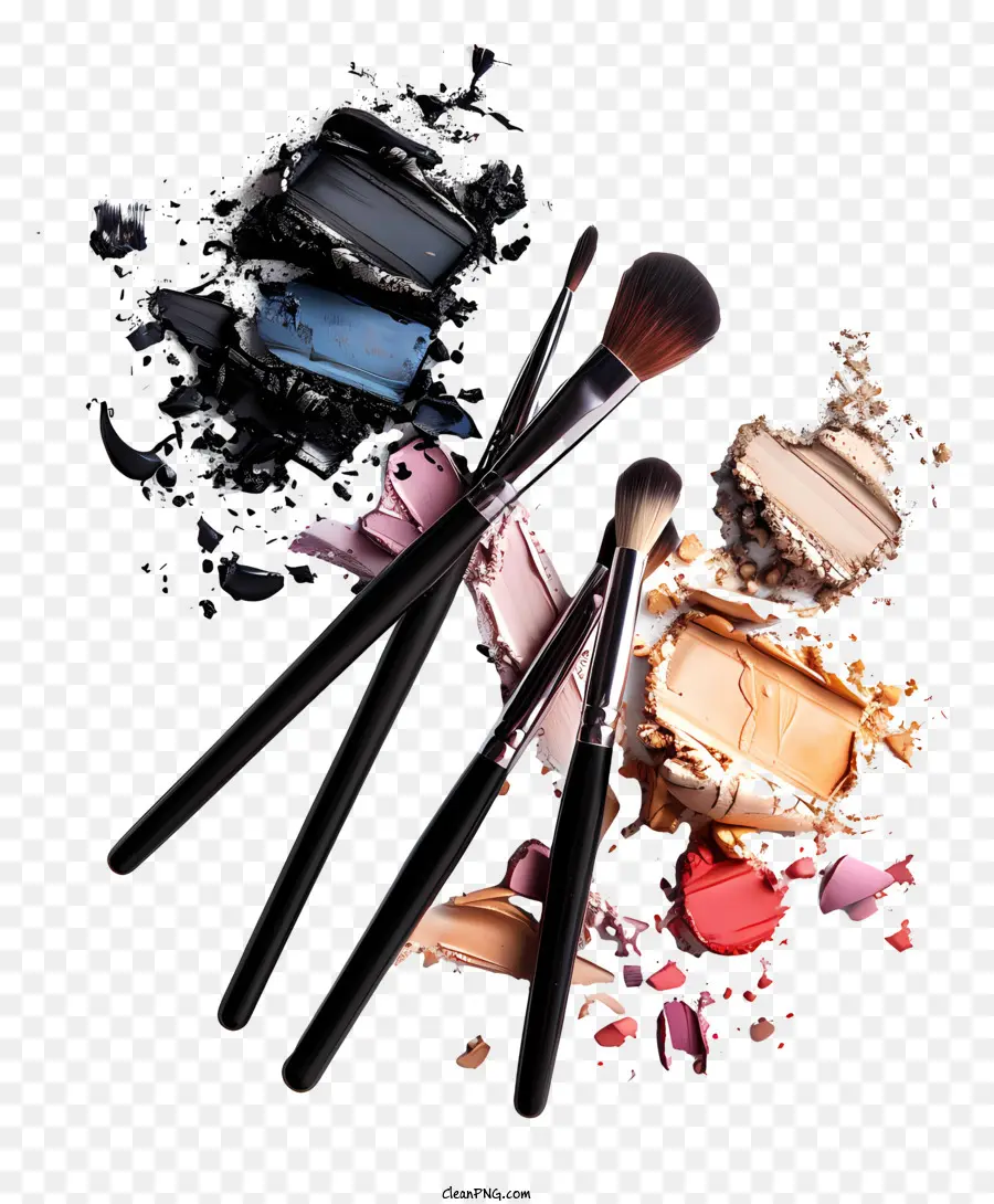 Make Up，Pincéis Cosméticos PNG