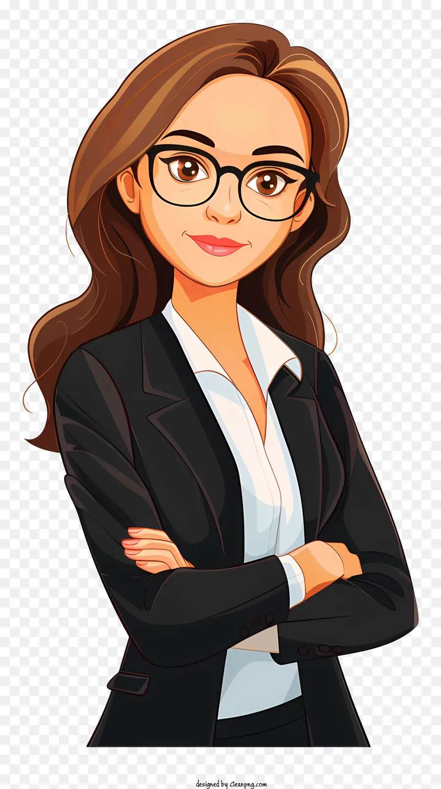 Cartoon De Mulher De Negócios，Empresária PNG