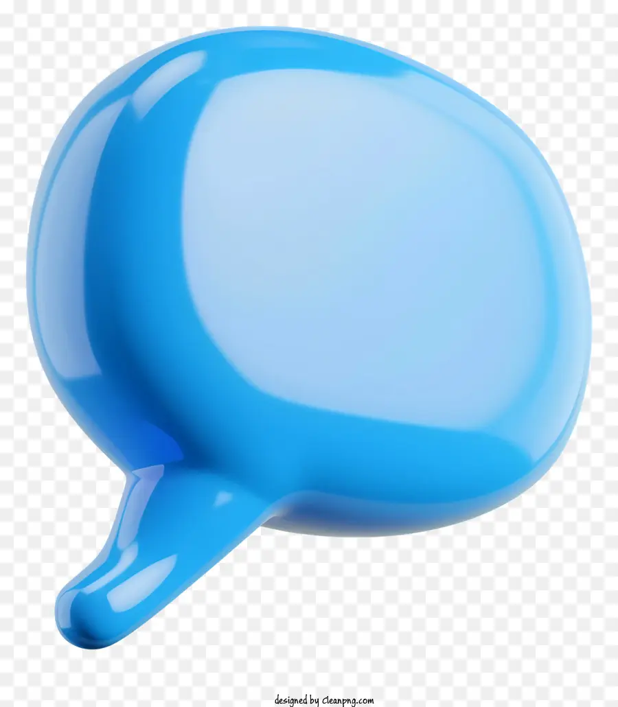 Balão De Fala Azul，Bolha De Fala PNG