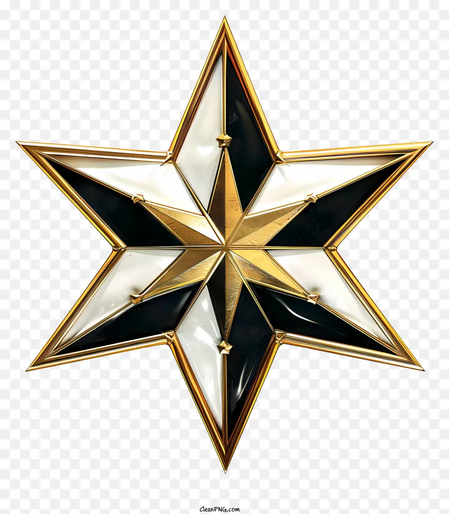 Forma De Estrela，Estrela Dourada PNG