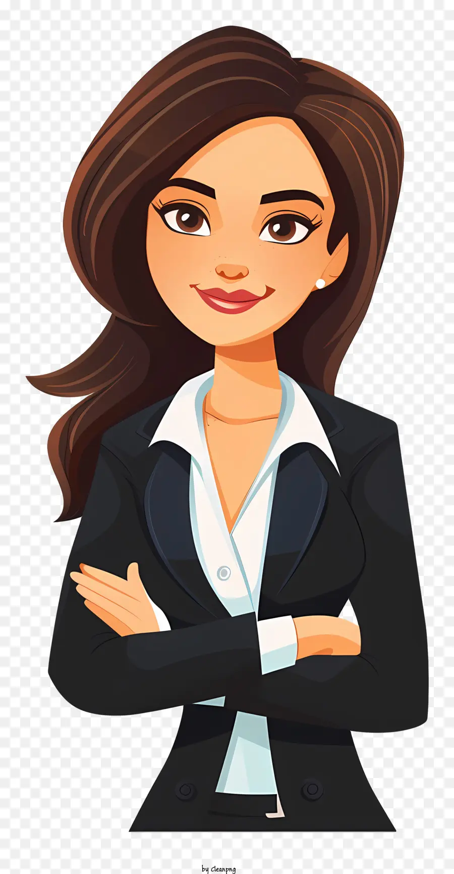 Cartoon De Mulher De Negócios，Empresária PNG