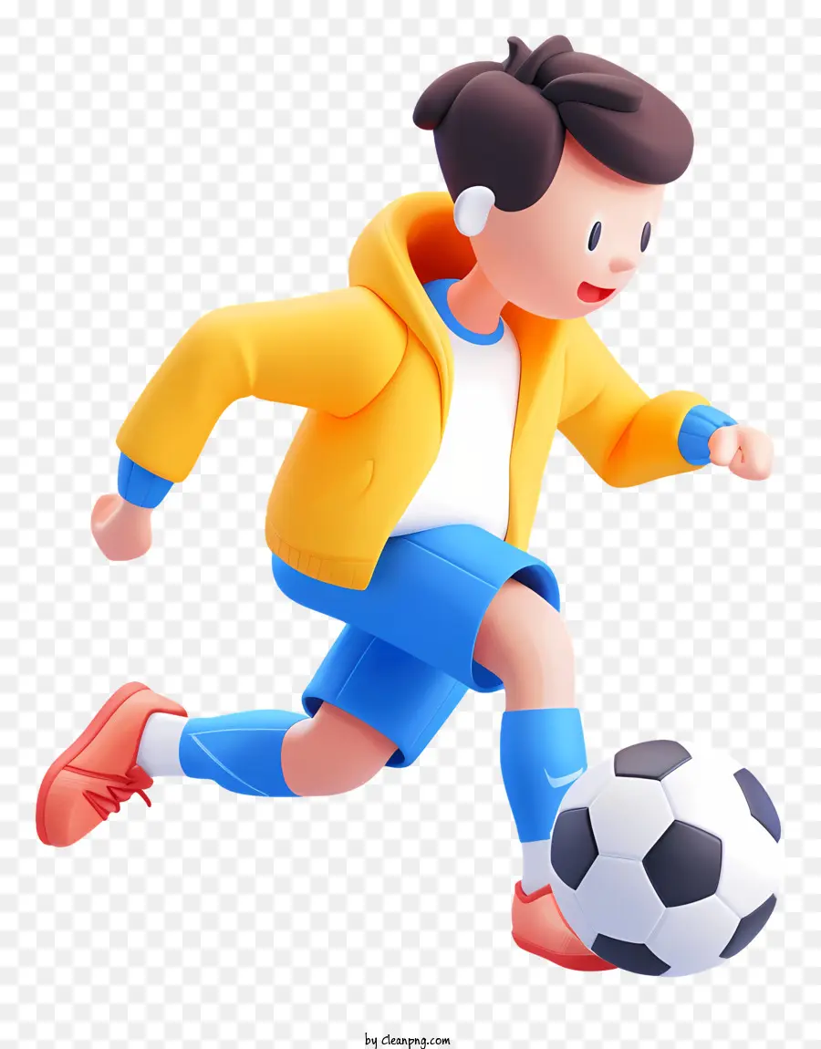 Menino Jogando Bola De Futebol，Soccer PNG