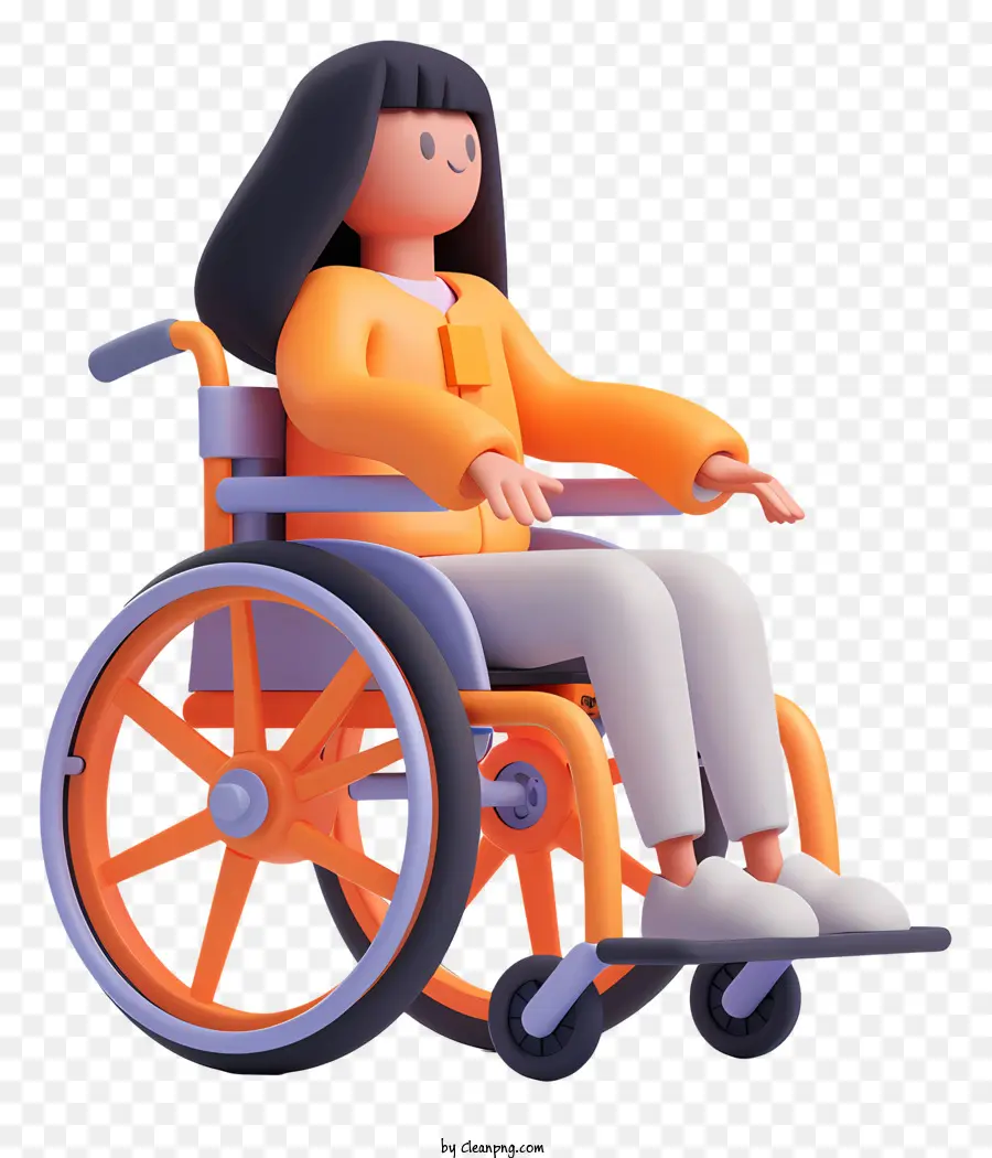 Garota Em Cadeira De Rodas，Cadeira De Rodas PNG