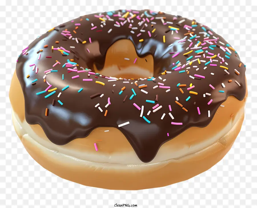Donut，Donut De Chocolate PNG