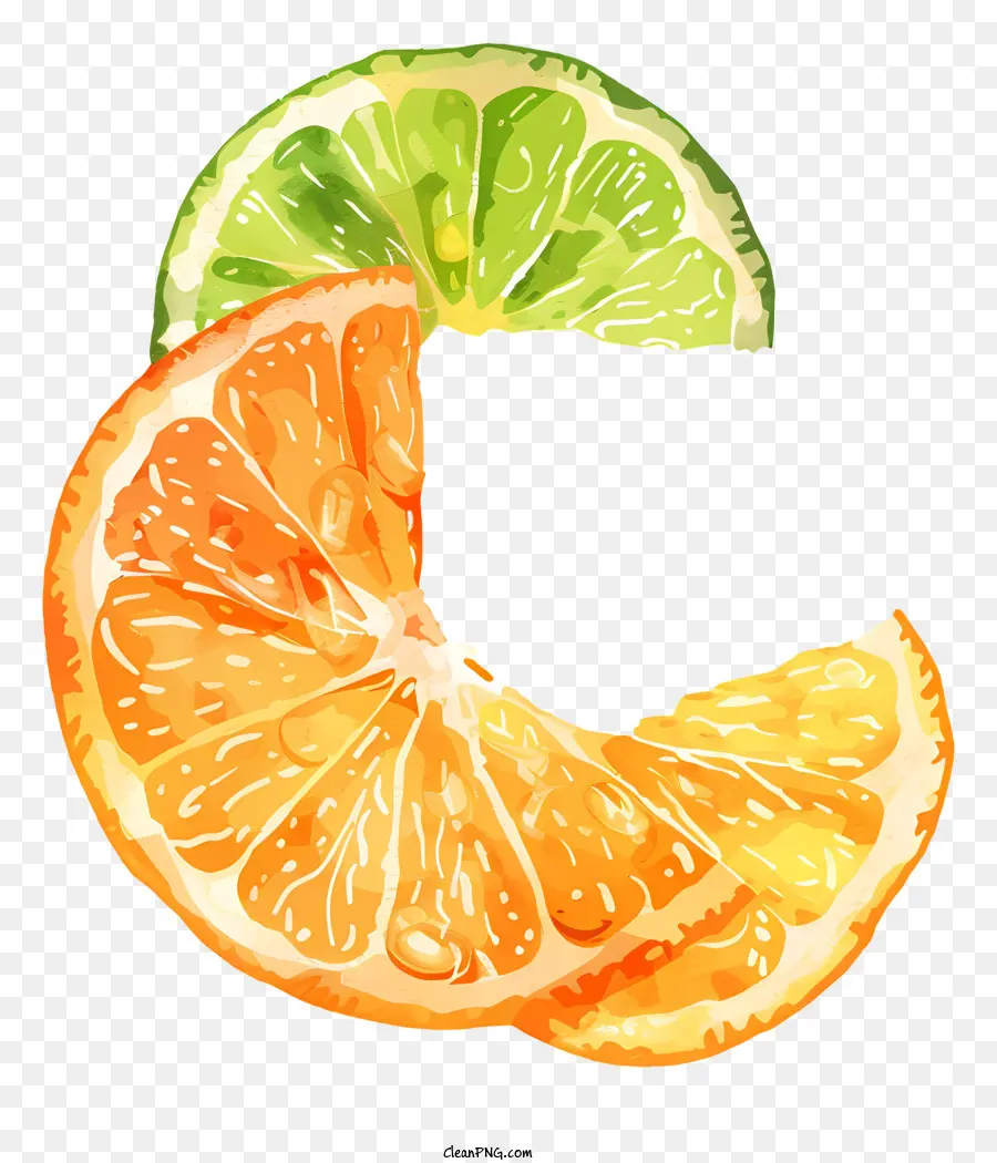 Dia Da Vitamina C，Fatias De Limão E Laranja PNG