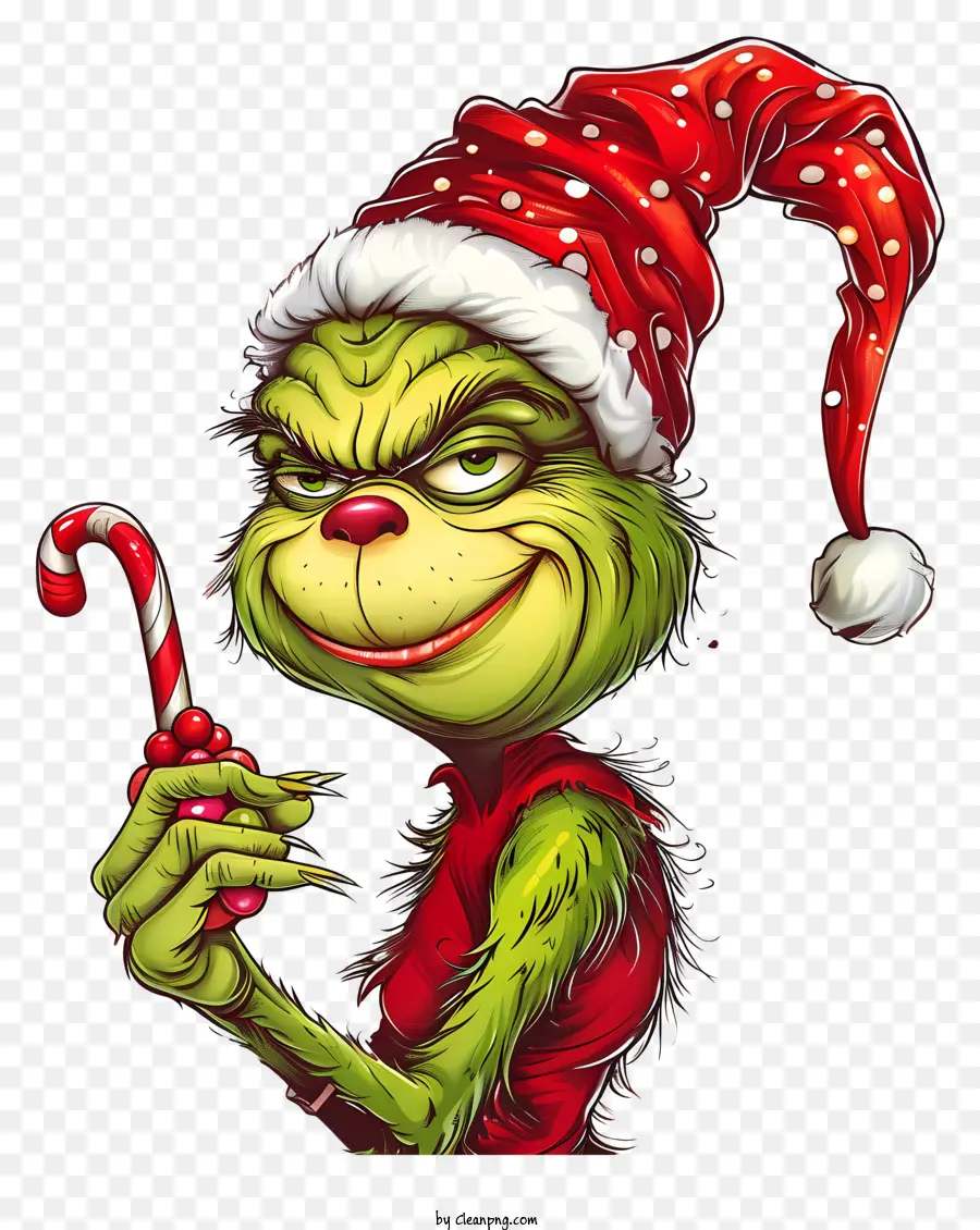 Grinch，Candy Cane PNG