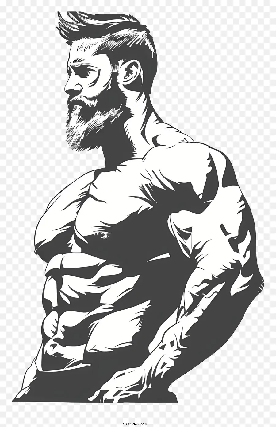 Homem Forte，Musculação PNG