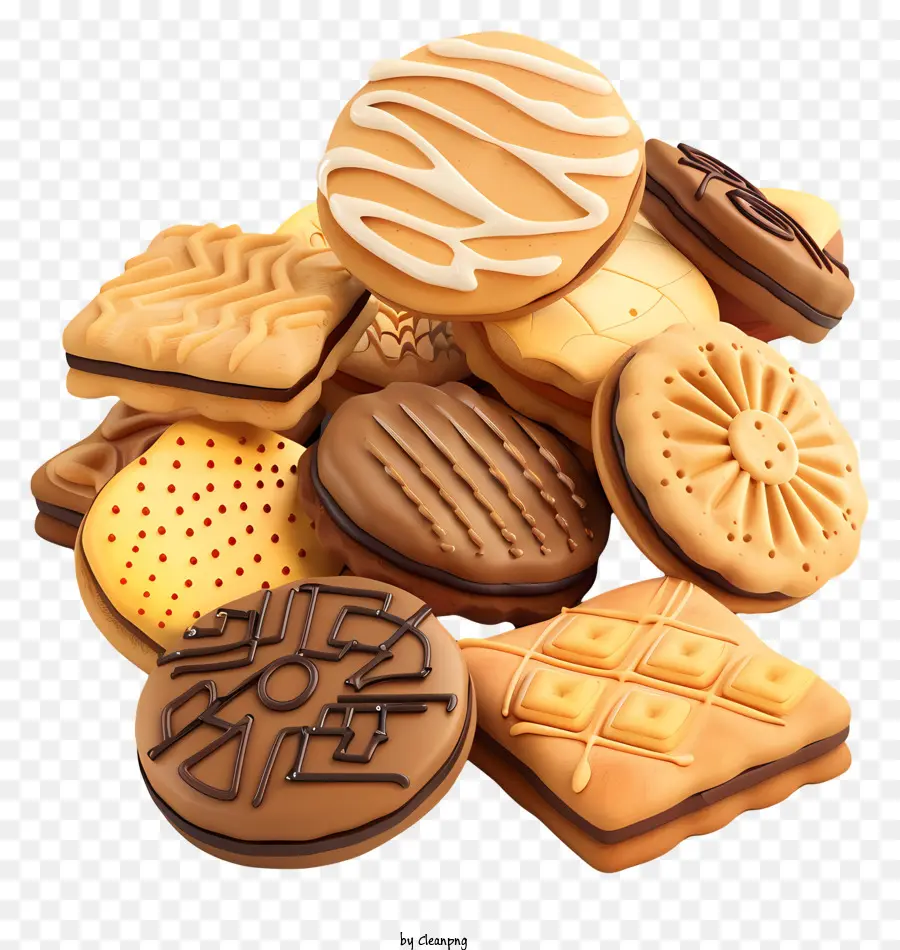 Cookies，Chocolate Chip PNG