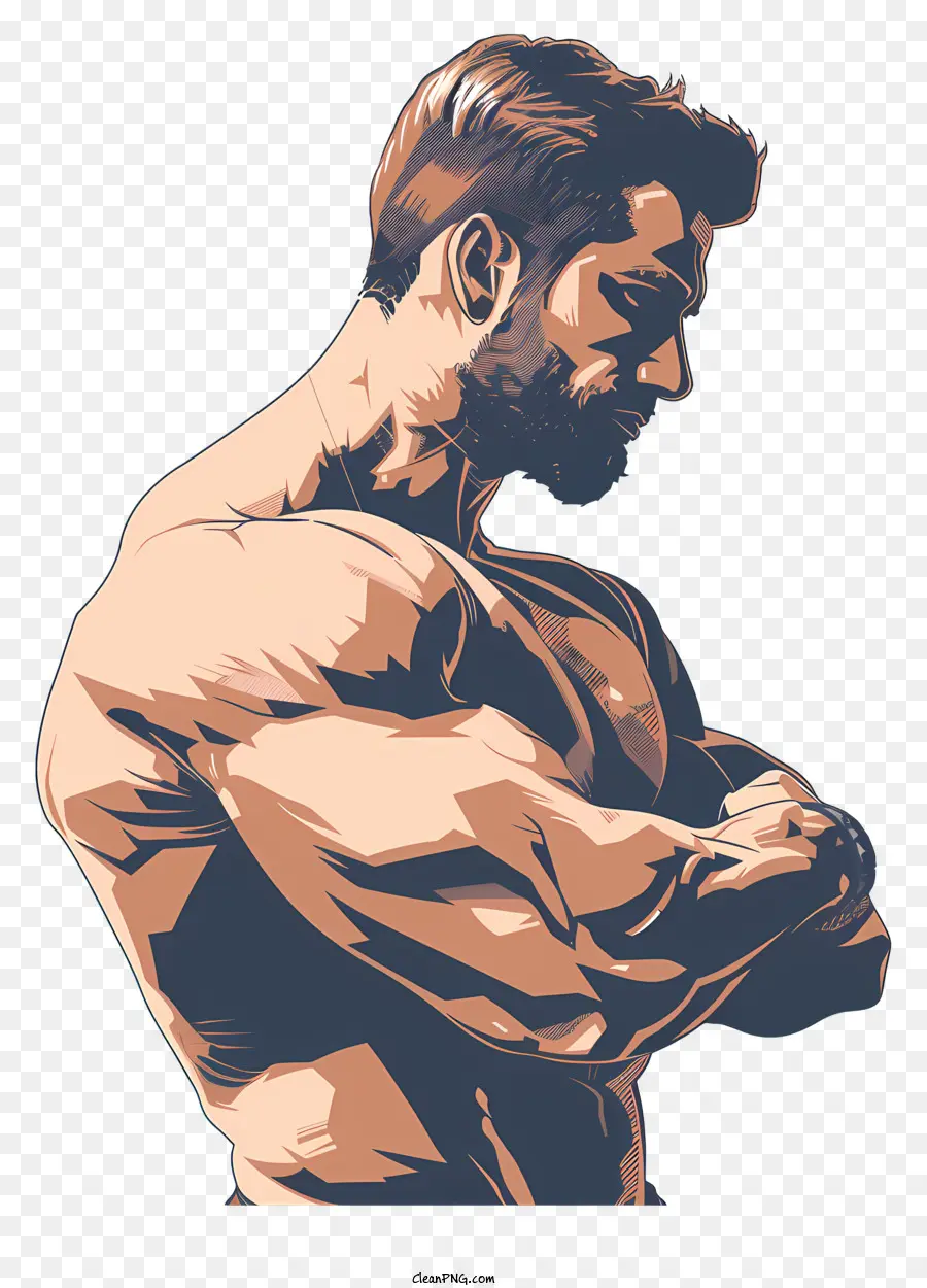 Homem Forte，Homem Musculoso PNG