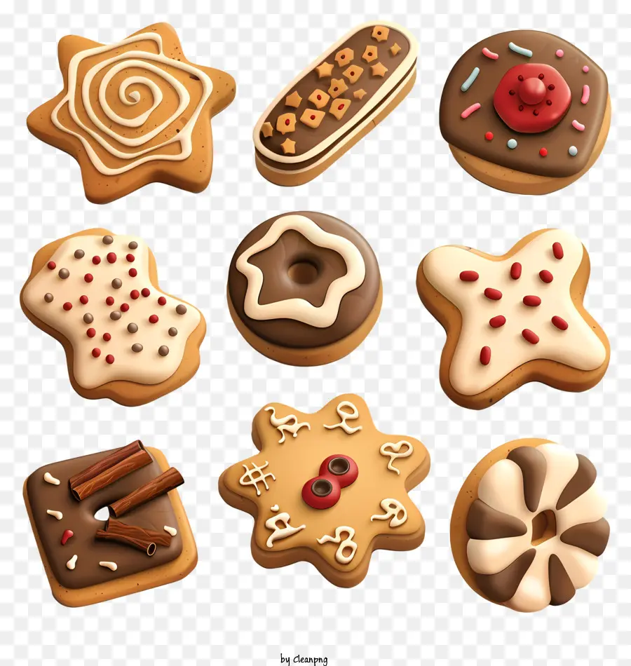 Cookies，Gingerbread Cookies PNG