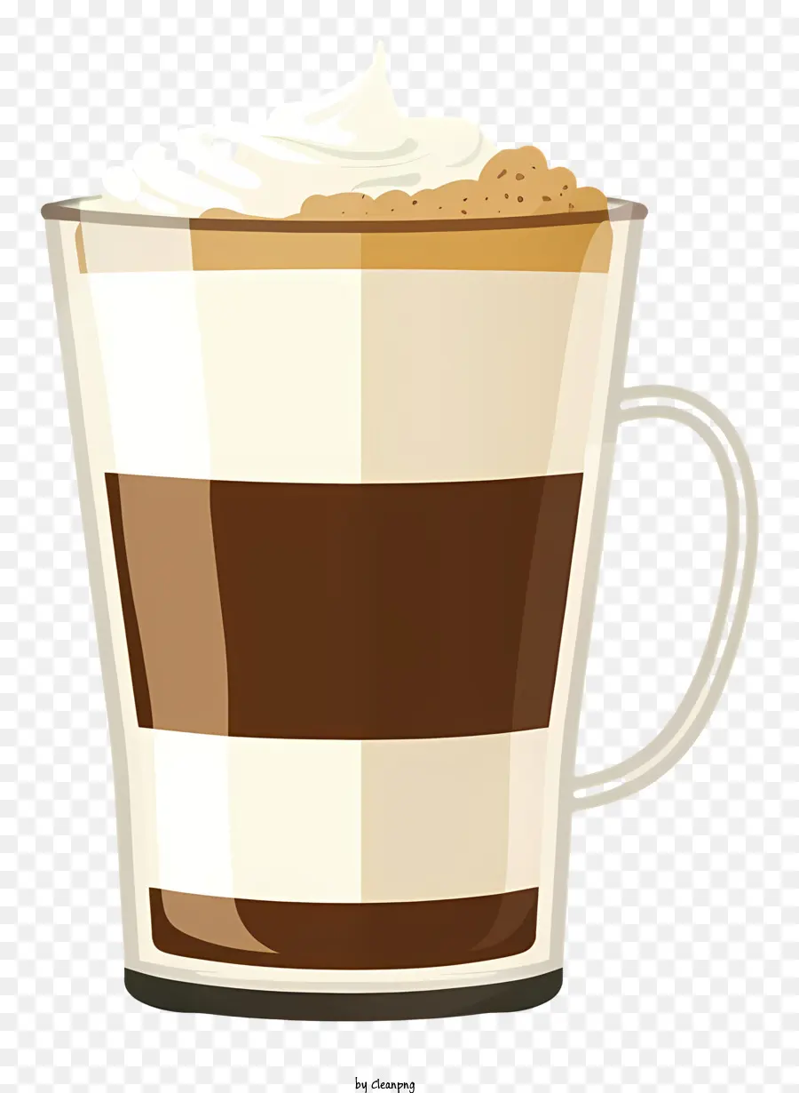 Bebida De Café Branco Plano，Chocolate Latte PNG