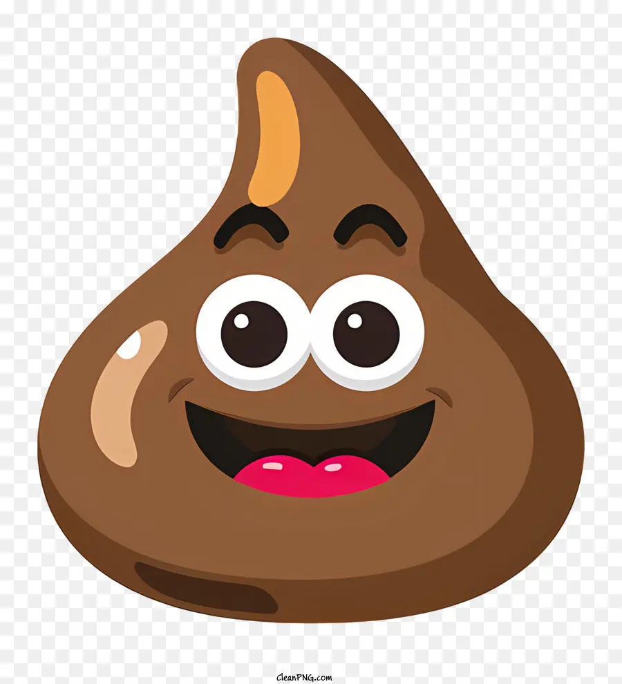 Cocô Emoji，Chocolate Coração PNG