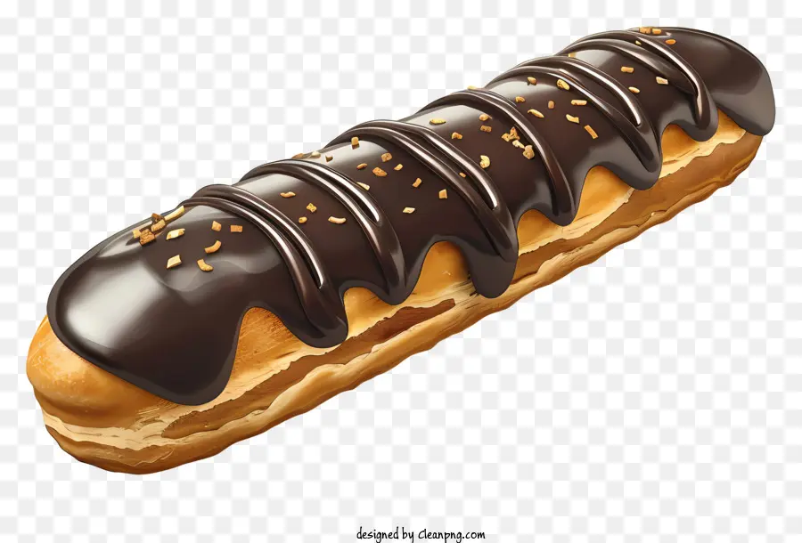 Éclair，Croissant De Chocolate PNG