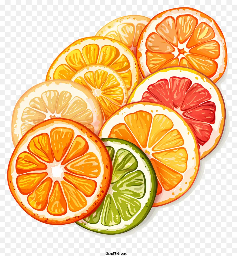 Dia Da Vitamina C，Fatias De Frutas Cítricas PNG