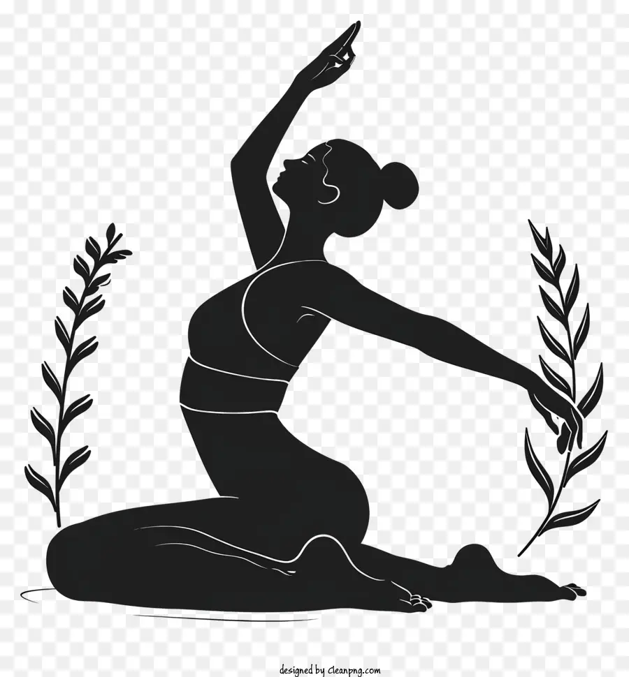 Mulher Fazendo Yoga，Yoga Pose PNG