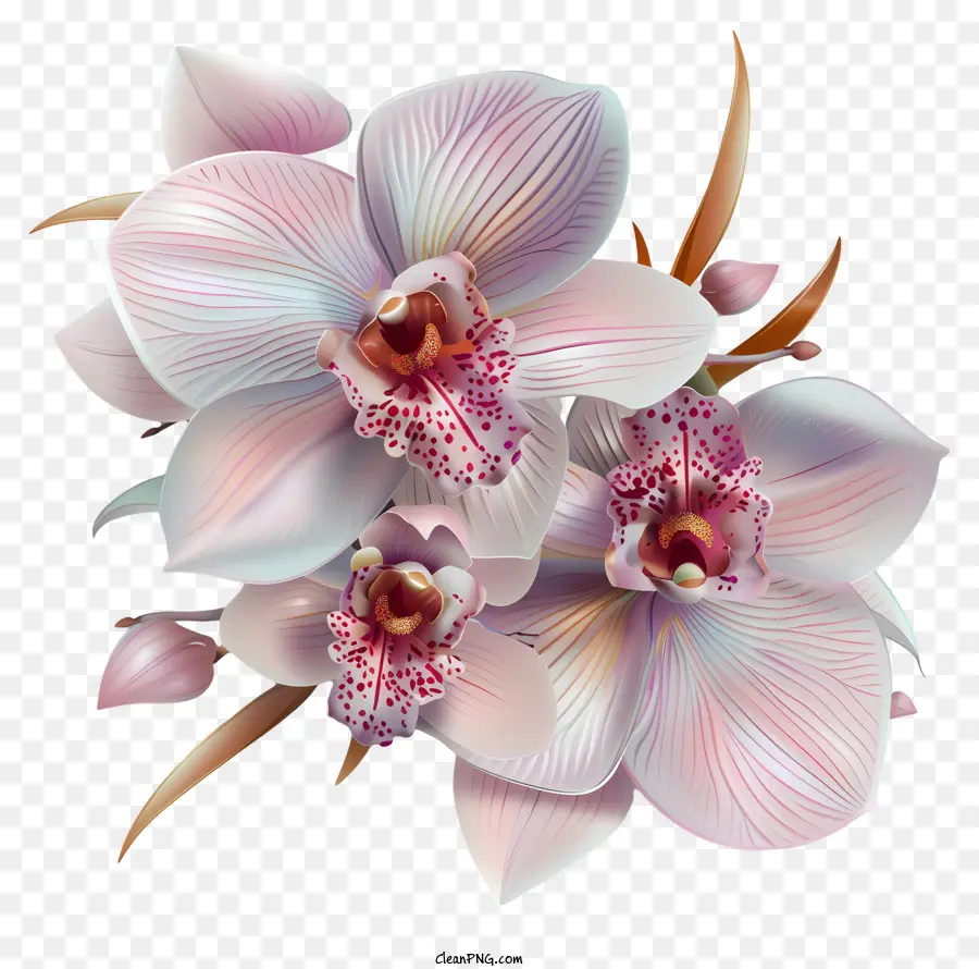 Dia Da Orquídea，Orquídeas Rosa PNG