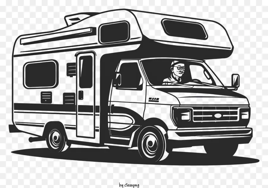 Carro De Acampamento，Autocaravana PNG