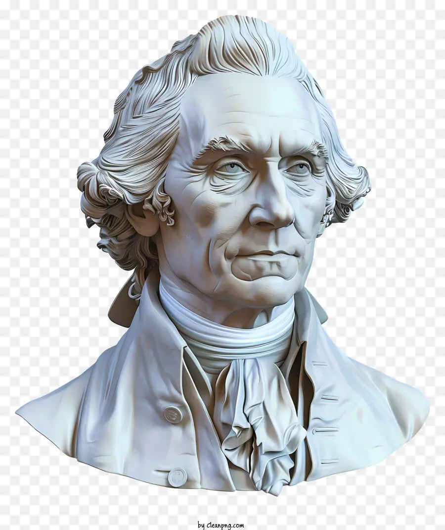 Thomas Jefferson，Renderização Em 3d PNG