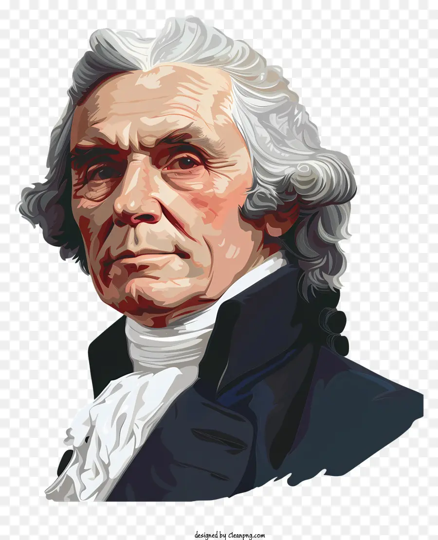 Thomas Jefferson，Cabelos Brancos PNG