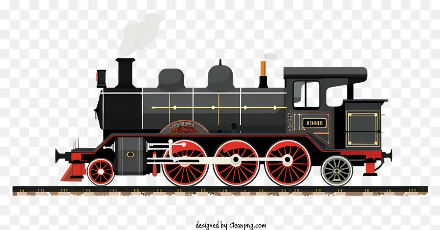 A Locomotiva A Vapor，Trem Antigo PNG