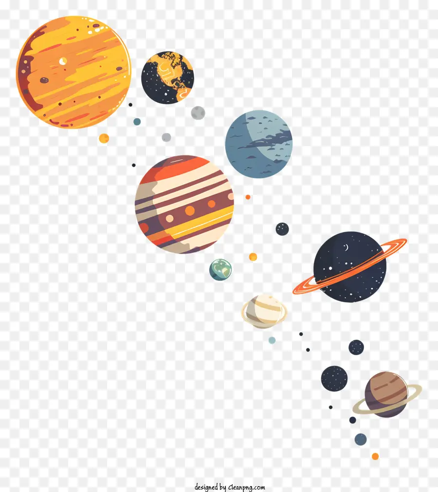 Sistema Solar，Satélites PNG