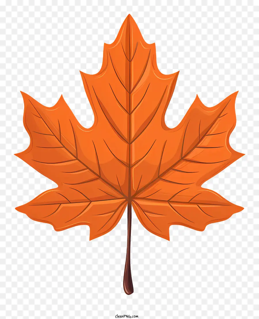 Maple Leaf，Laranja PNG