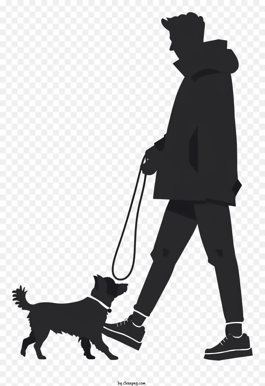 Homem Caminhando O Cachorro，Homem Pé De Cão PNG