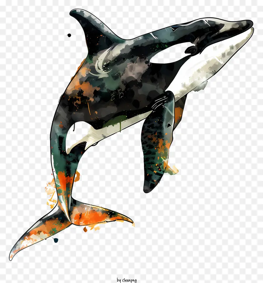 Baleia Assassina，Orca PNG