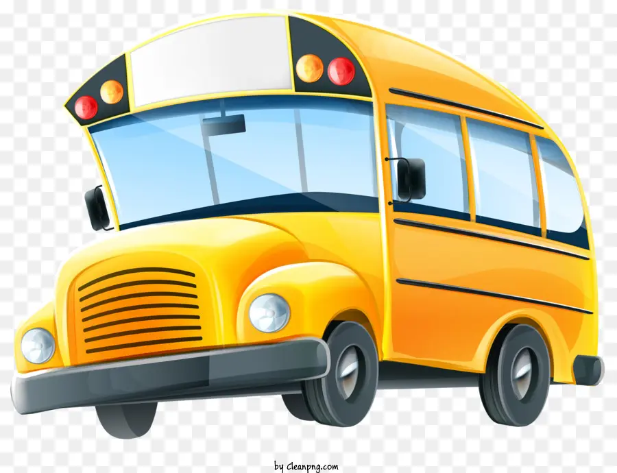 ônibus Escolar，ônibus Amarelo PNG