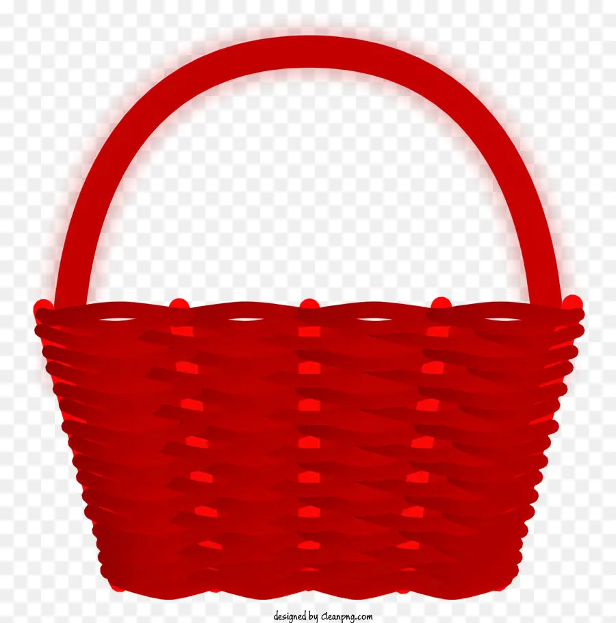 Cesta，Vermelho PNG