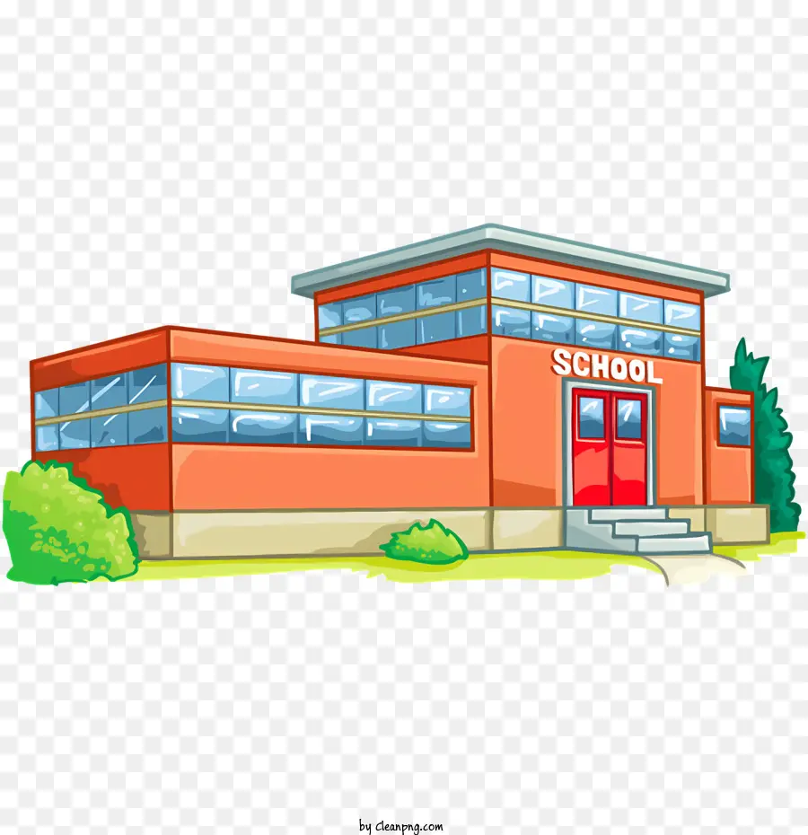 Campus Da Escola，Edifício Da Escola PNG