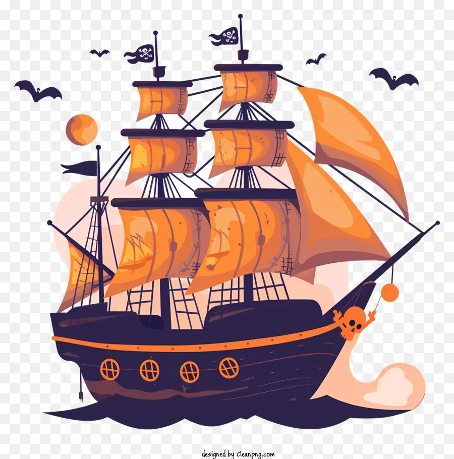 Navio，Navio Pirata PNG