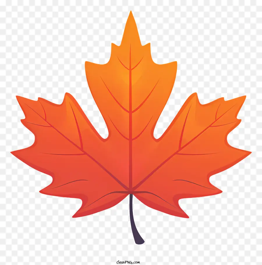 Maple Leaf，Laranja Folha PNG