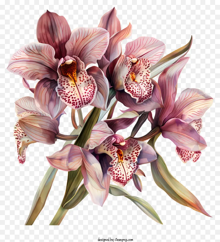 Dia Da Orquídea，Orchid Bouquet PNG