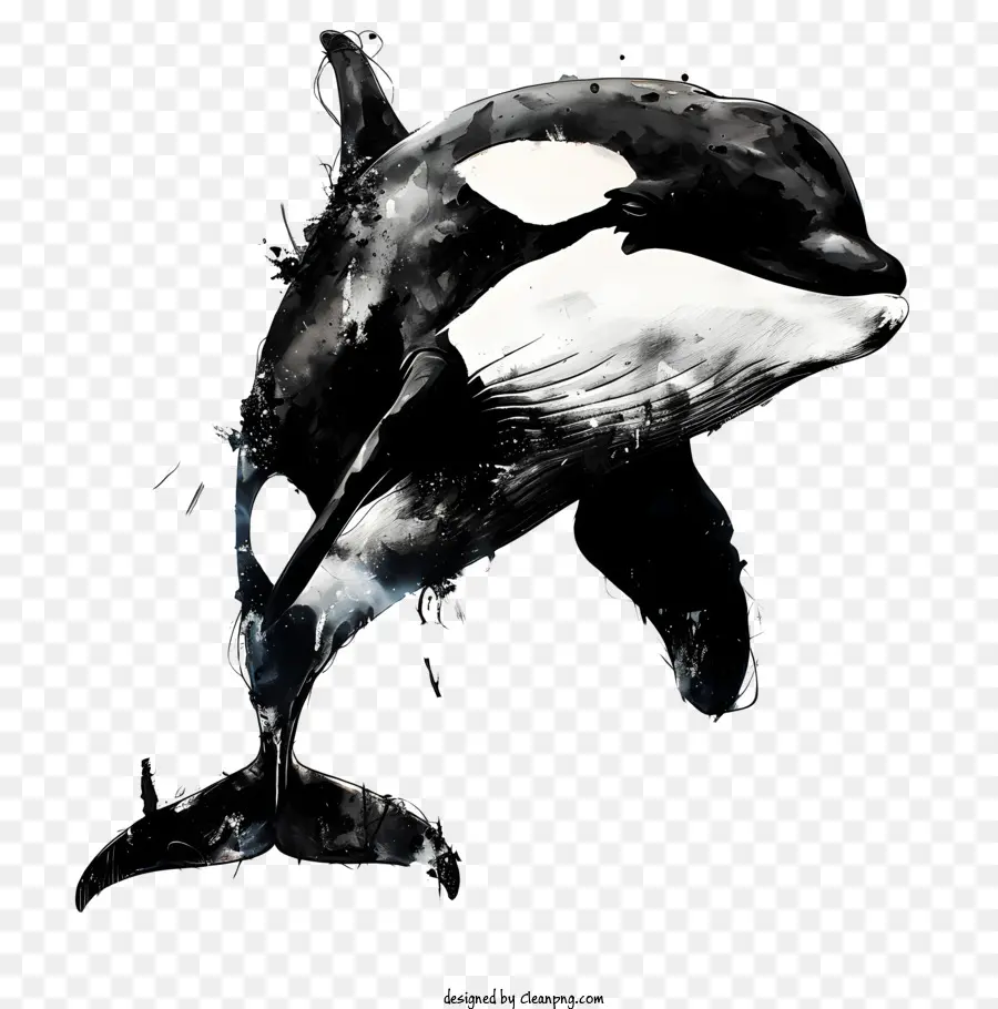 Baleia Assassina，Orca PNG