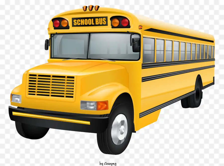 ônibus Escolar，ônibus Estacionado PNG