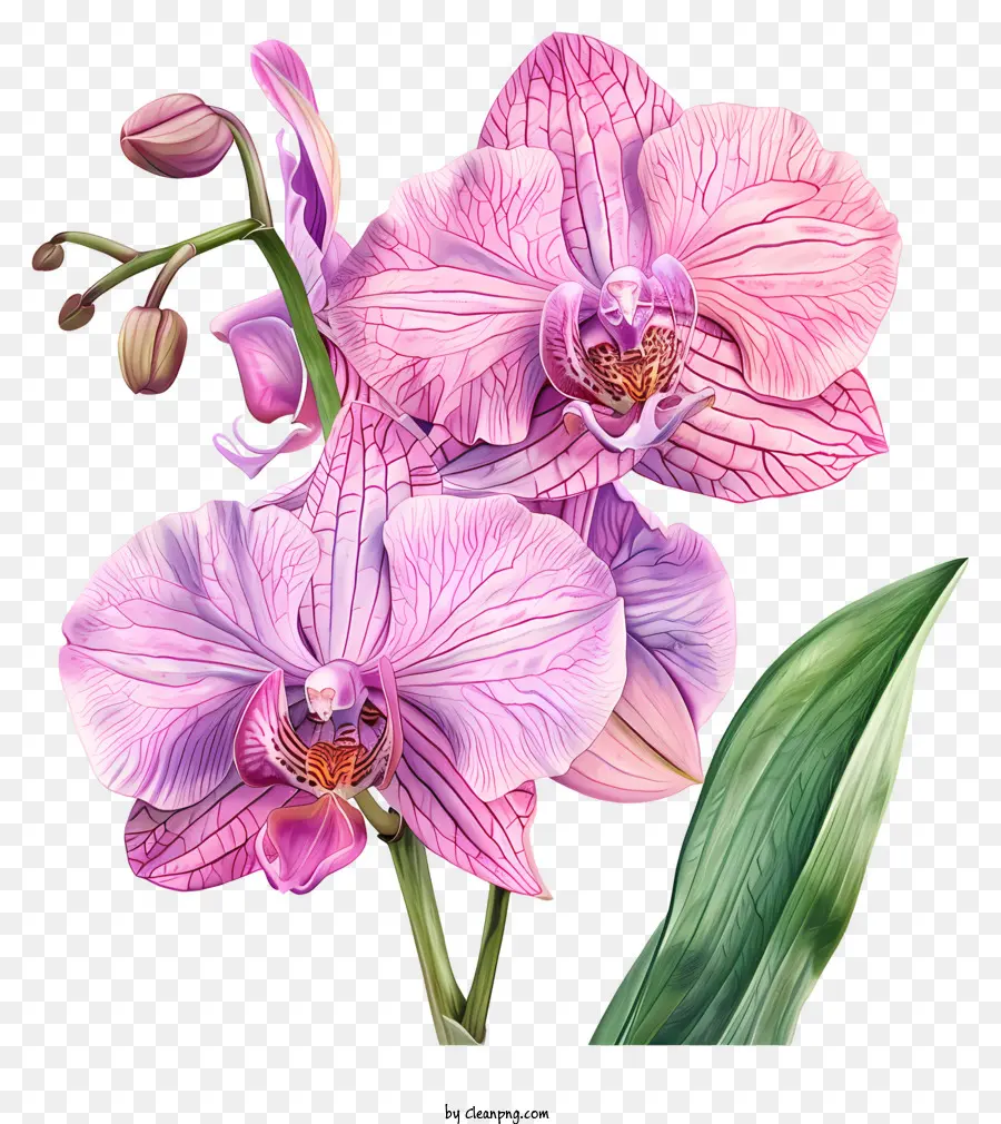 Dia Da Orquídea，Ilustração Em Aquarela PNG